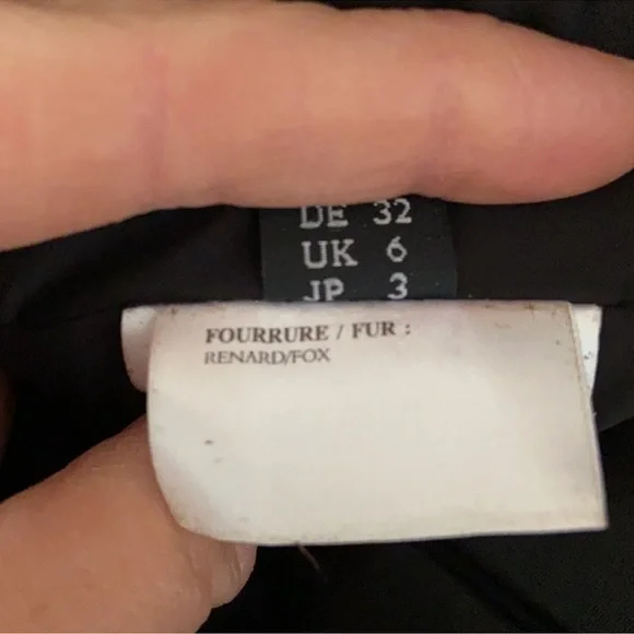 🎉HOST PICK🎉 NEW Intuition Paris Renard Fox Fur Parka  | FR34 = US2 - Picture 16 of 16
